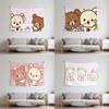 CartoonHRilakkumasKawaii Flags Room Decor Outdoor Decors Personalized Items Flags For Bedrooms Home Funny
