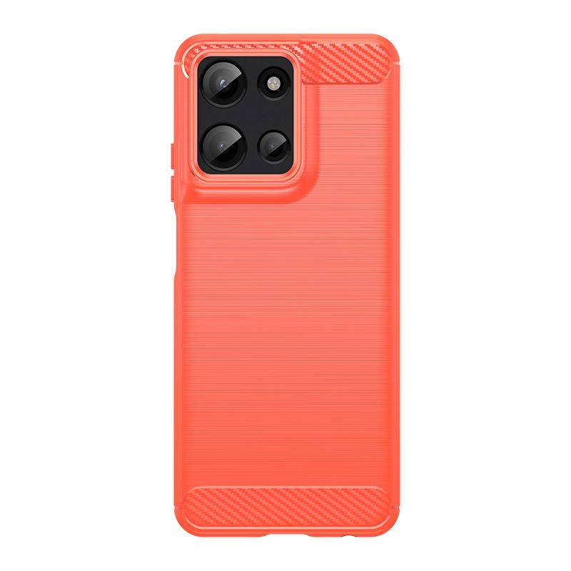 Para Capa Motorola Moto G 5G 2025 Case Moto G 5G 2025 Capas Bumper de Telefone À Prova de Choque TPU Macio Fibra de Carbono Fundas Moto G 5G 2025