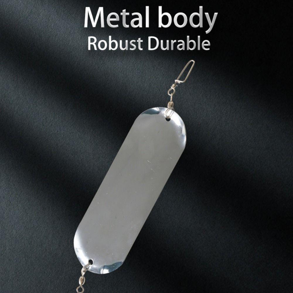 Durable Diving Flash Board Reflective Fishing Lures Flasher Flasher Fly Trolling Lure Bass