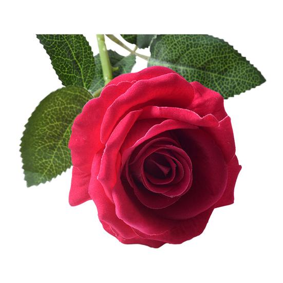 Artificial Rose Flower Realistic Long Stem Fake Silk Rose Bouquet for Party Home Wedding Centerpiece Office Table Decor