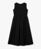 Bobeu Shirred Crinkle Sleeveless Dress_Black 7156237001