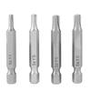 4Pcs Triangle Shaped Y Type 14 Hex Shaft Magnetic Screwdriver Screw Tool