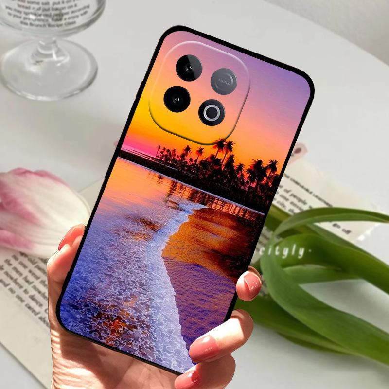 For Vivo IQOO Z10 Turbo Pro 5G Case Z10Turbo Fashion Paint Cover Soft TPU Silicon Fundas For VIVO Y300 GT 5G Phone Case Shell