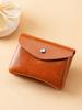 New Fashion Retro Women Double Layer Wallet Clutch Bag Coin Purse Key Earphone Bank Card Storage Mini Purses Coin Pouch