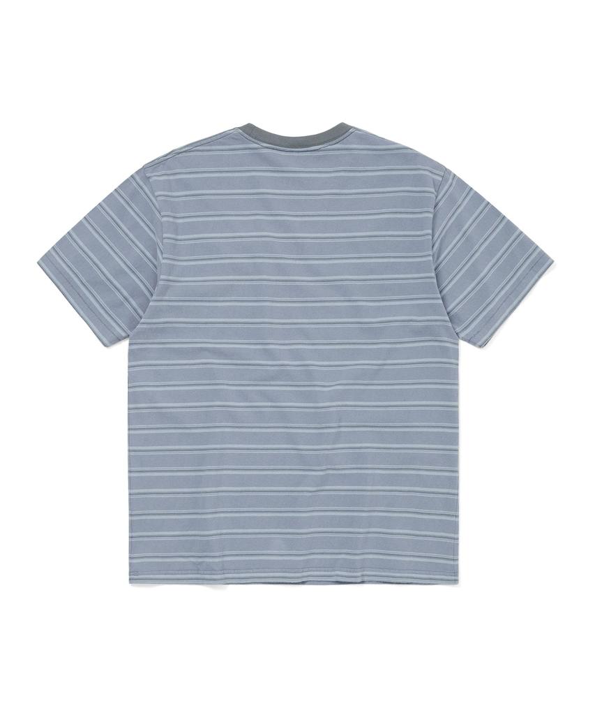 THISISNEVERTHAT Washed Striped Tee Blue