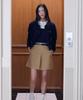 Shop Ara Seoro A-Line Belt Set Mini Skirt_Beige