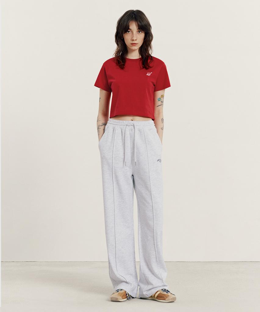OIOI COLLECTION Atelier Wide Sweatpants_Light Gray