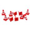 10X Mini Plastic verkeerskegels Sport Training Roadblock Mini verkeersborden