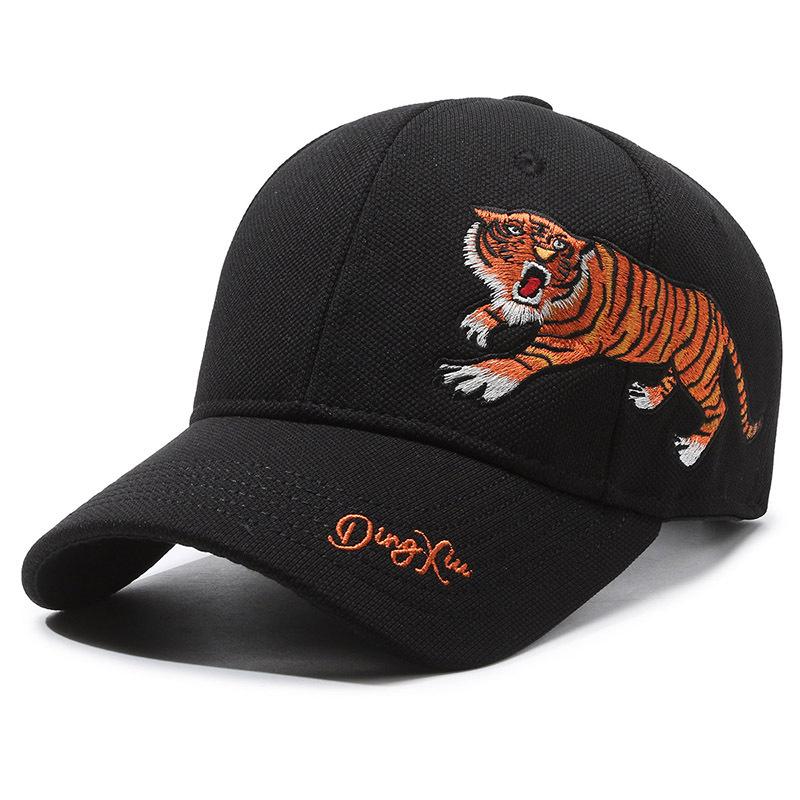 Cap Herren Frühling Herbst Bestickte Tiger Baseball Cap Herren Outdoor Cap