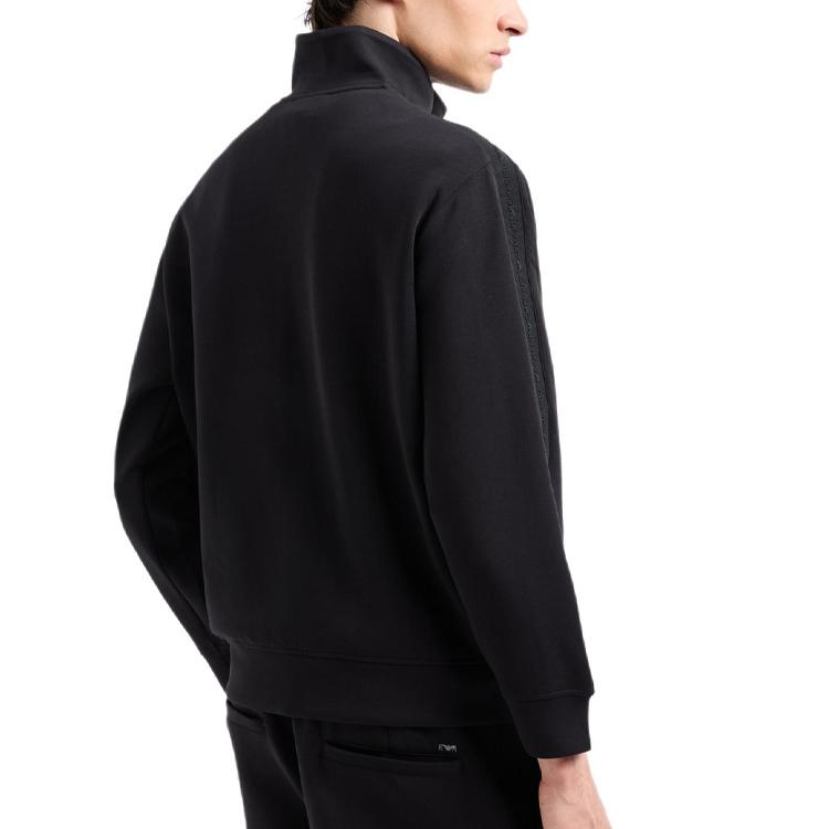 EMPORIO ARMANI High Neck Zipped Sweatshirt 6D1MA8-1JHSZ-0999