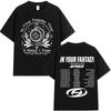 Ateez 2025 World Tour In Your Fantasy Tour Dates 8 Makes 1 Team T Shirts Korean Kpop Fashion T-shirt Men's Women Cotton T-shirts