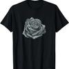 Esthetisch Zwart Roos Bloem Shirt Bloemenliefhebber Cadeaus Shirt T-Shirt