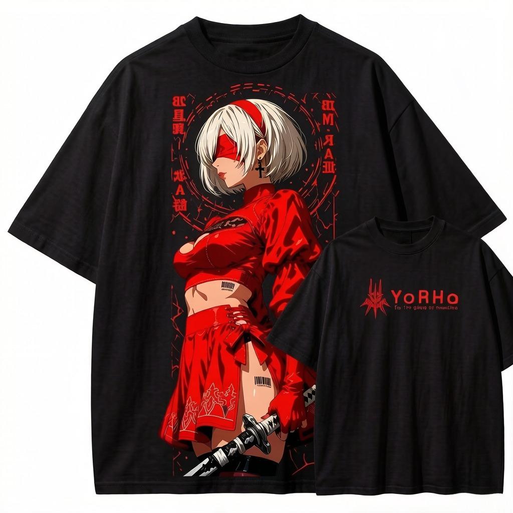 T-shirt Style T-shirt for Anime Fans Extra Suitable for All Seasons Men's and Women's Versions