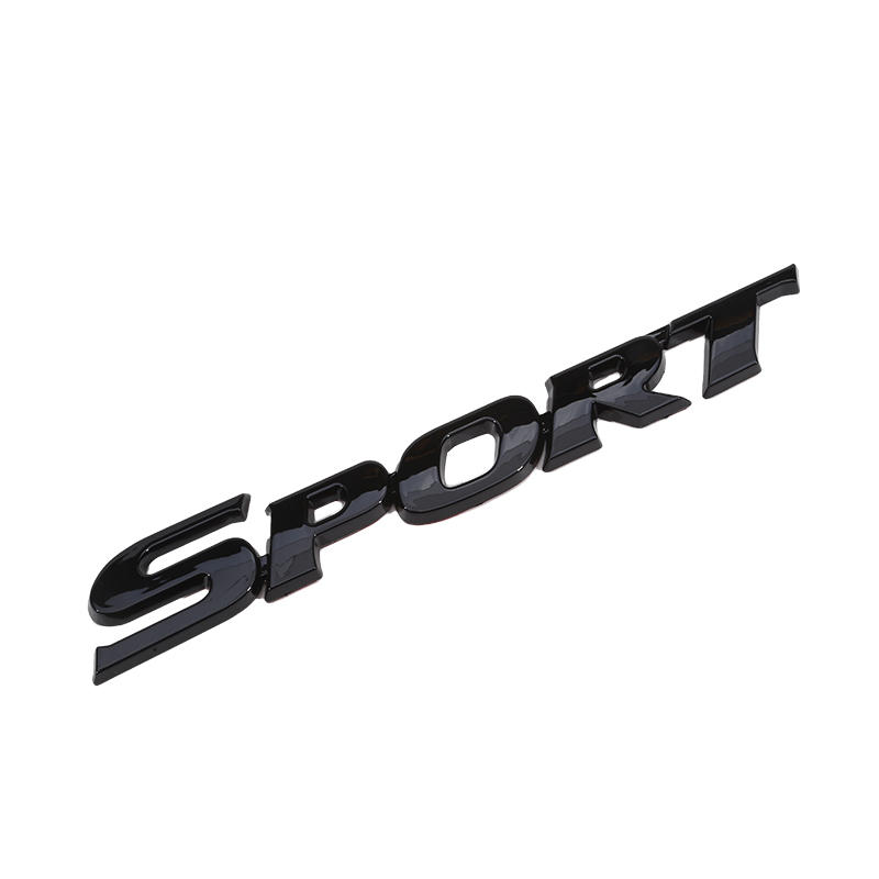 3D Chrome ABS Car Letters Logo SPORT Emblem Badge Sport Stickers MJGJ5 Car Rear Trunk Accessories New