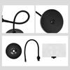 4 Times Magnifying Glass with Stand 10x5.7inch Large Full Page Magnifier Flexible Detachable Desktop Magnifier for Reading