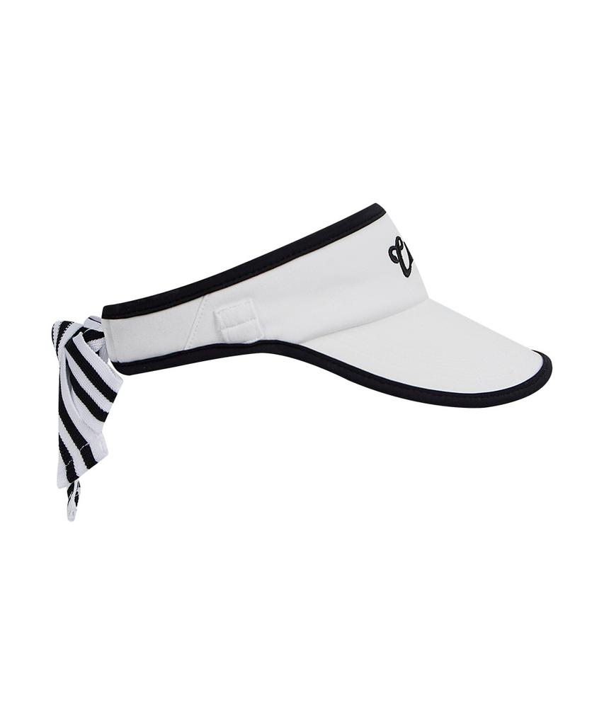 CHUCUCHU Ribbon Visor (White) Cbfss-Vht002W