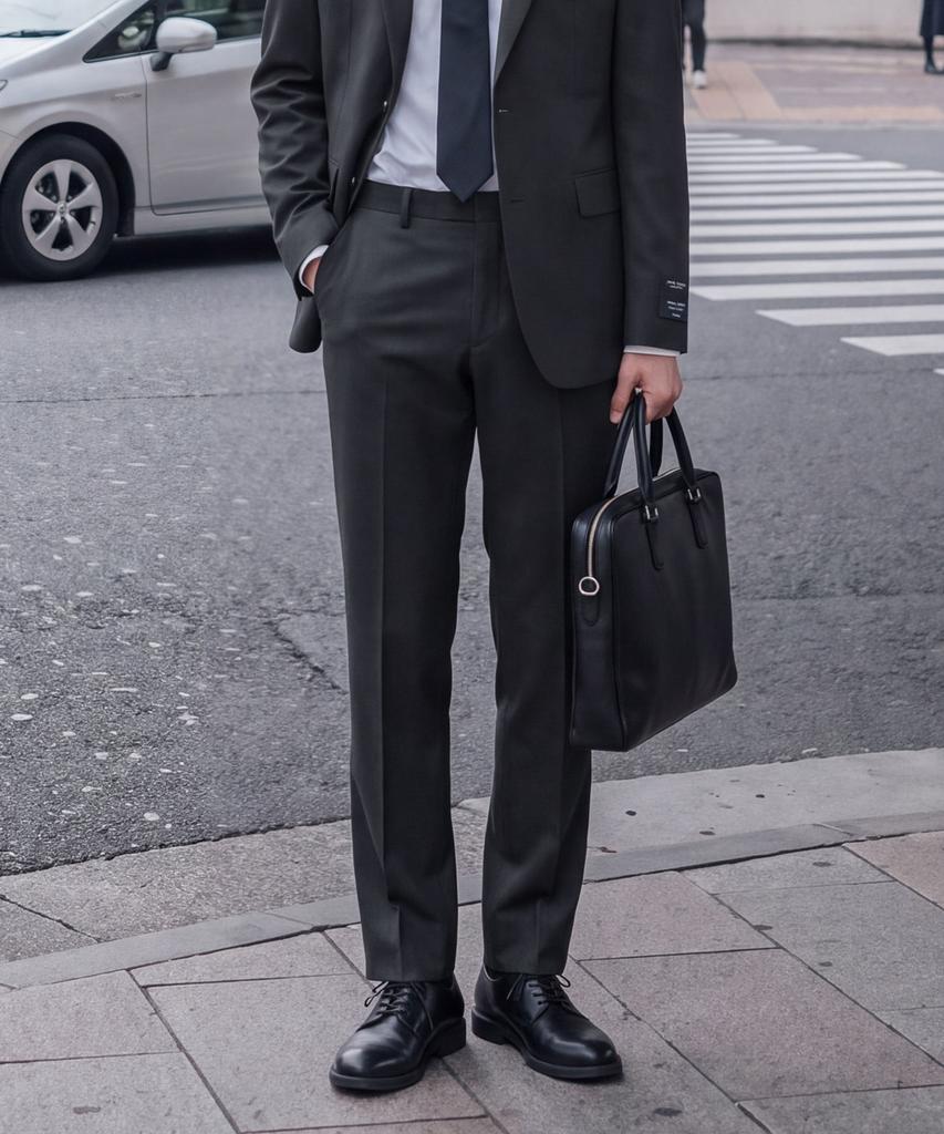 STCO [Four Seasons] (10-Year Suit) Wool Blend Four-Way Stretch Suit Set_Gray (Slim Fit)_Ssjvz13Sset (A Type)