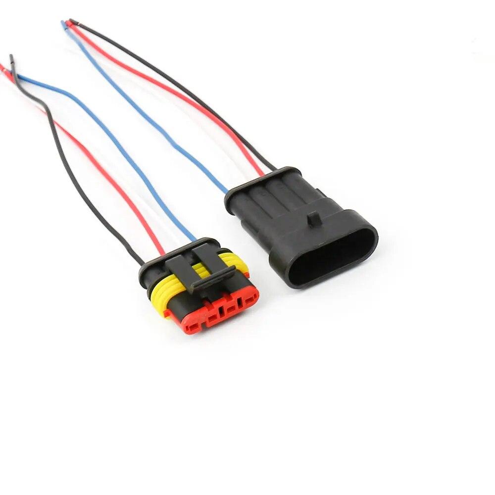 1/2/3/4/5/6 Pin Female Male Way Car Sealed Waterproof Electrical Wire Car Connector Car Plug