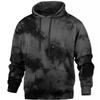 Men's 3D Printed Pullover Hooded Sweatshirt Black Yellow Red Blue Purple Hooded Tie-Dye Printed Sports Hoodie
