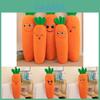 Charming Carrot Plush Pillow Snuggly Cuddle Doll Adorable Soft Bed Plushie