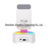Bluetooth Speaker & Phone Holder with Rotating Stand, Cool Lights, Adjustable Height, and Large Volume