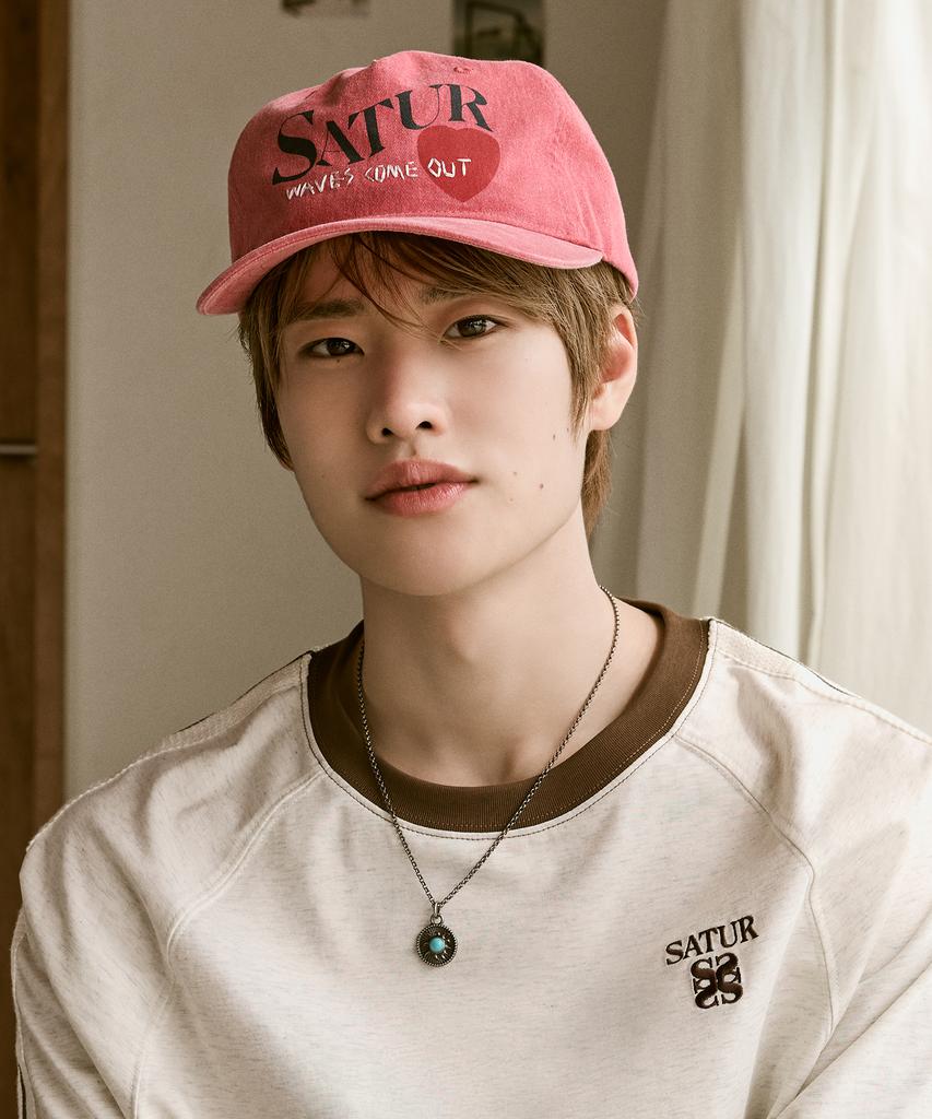 Seteo 5 Panel Vintage Logo Cap Pink