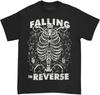 Vintage Falling In Reverse Musikband Baumwolle Schwarz Baumwolle Alle Größen T-Shirt BL452