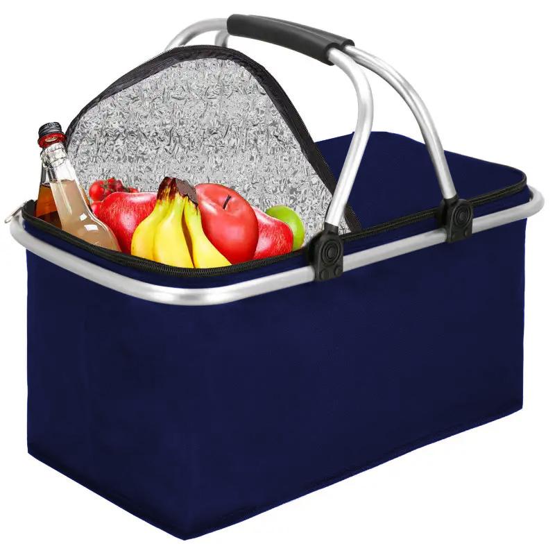 Heckermann 30L Navy Blue Picnic Basket