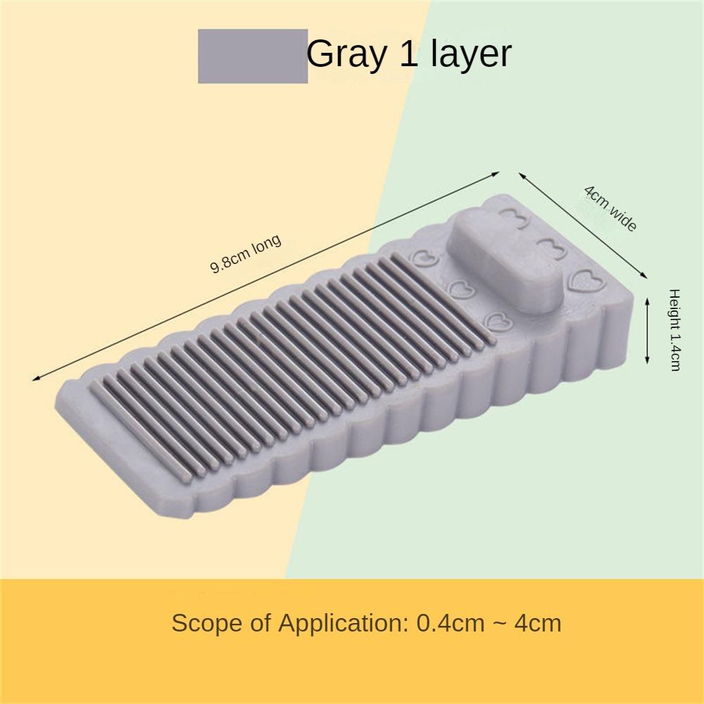 Safety Silicone Door Stopper Door Bottom Windproof Block Wedge Door Stopper Home Office Door Rear Retainer Anti-collision Pad