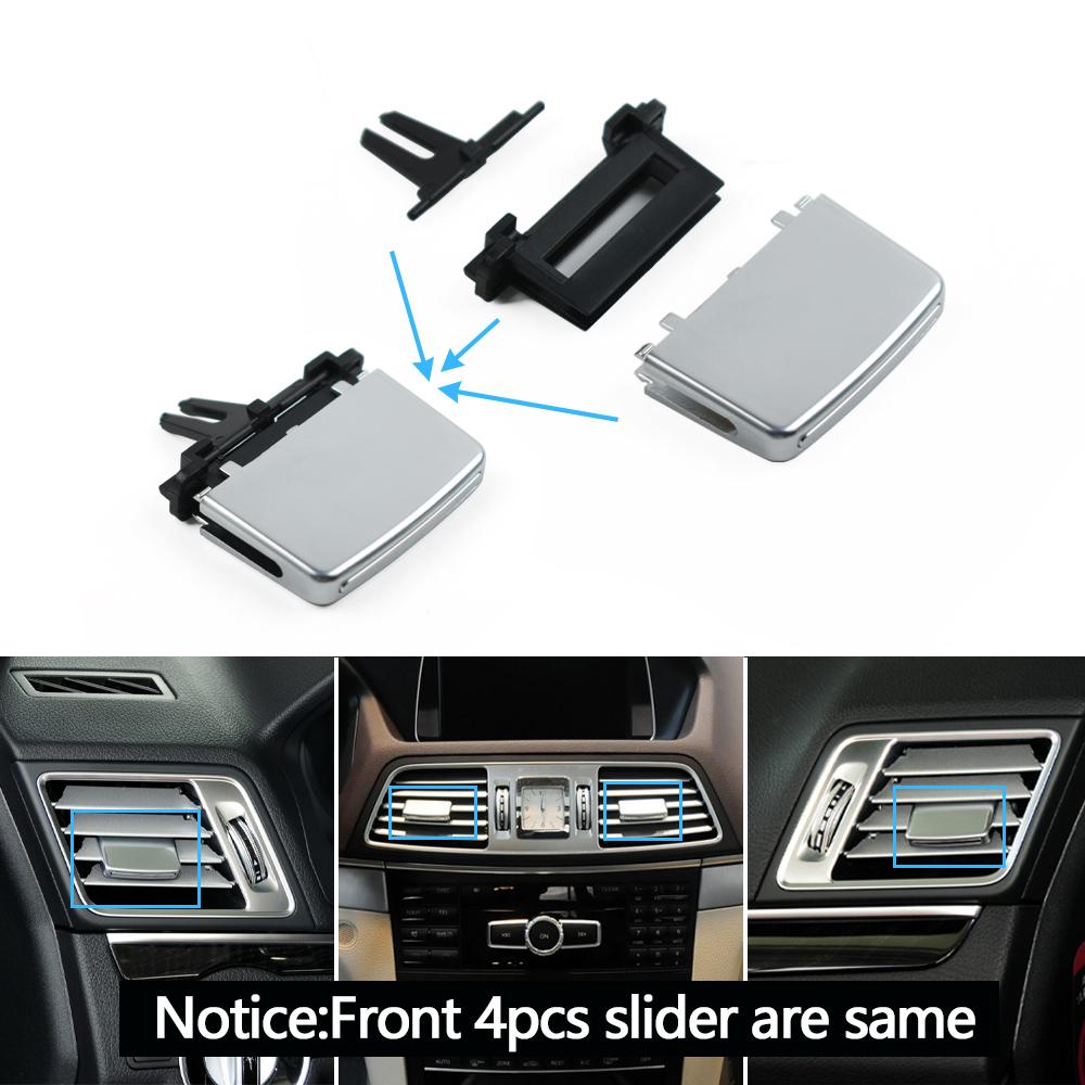 Front Dsah Center Left Right AC Air Vent Grille Repair Kit For Mercedes BENZ 2-Door COUPE W207 E350 E550 2013 2014 2015