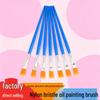 Nylon Flat Head DIY Oil Painting Brush for Plaster and Kite Art