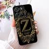 For Motorola Moto G77 G67 2026 Royal Crown Initial Letter Phone Case For Motorola MotoG77 MotoG67 Black Silicon Soft Bumpers