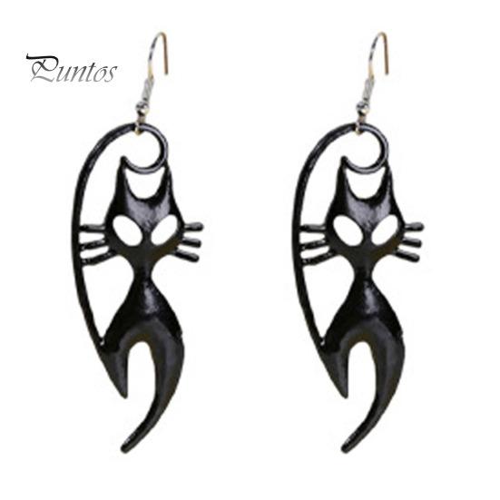 Detailed Alloy Halloween Charms 1 Pair Earrings for Women, Skeleton Spider Pumpkin Stylish Gothic Jewelry Parties Ghost Bat Dangle Earrings,