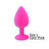 Sex Toys Products Adults Crystal Jewelry Mini Butt Plug Silicone Anal Plug Bullet Vibrator Prostate Massager
