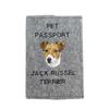 Jack Russell Terrier - Dog Passport Case, Document Case, Gift for the Traveller from the Brand
