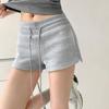Women's Summer High-Waisted Drawstring Wide-Leg Hot Pants - Street Spice Style Sporty Casual Slim-Fit Shorts