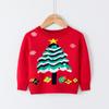 New Christmas Reindeer Sweaters for Children, Autumn and Winter Knitted Sweaters for Boys, Girls and Babies