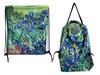 Backpack Van Gogh Irises Painting Art Gift Carmani