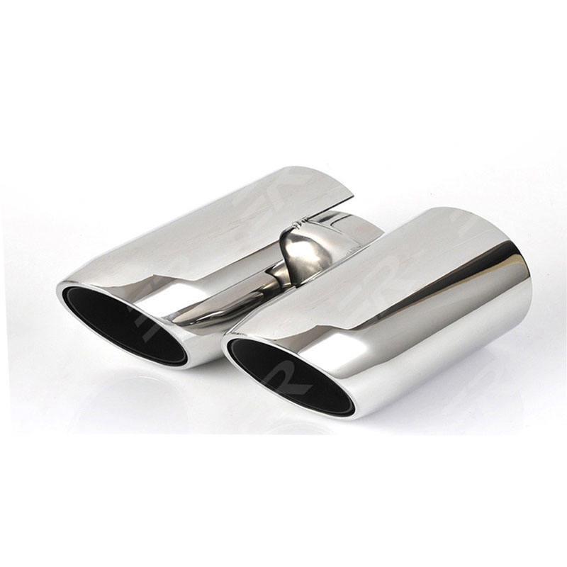 Polished Silver Tailpipe/Exhaust Tip for Porsche Panamera 970 Stainless Steel Muffler