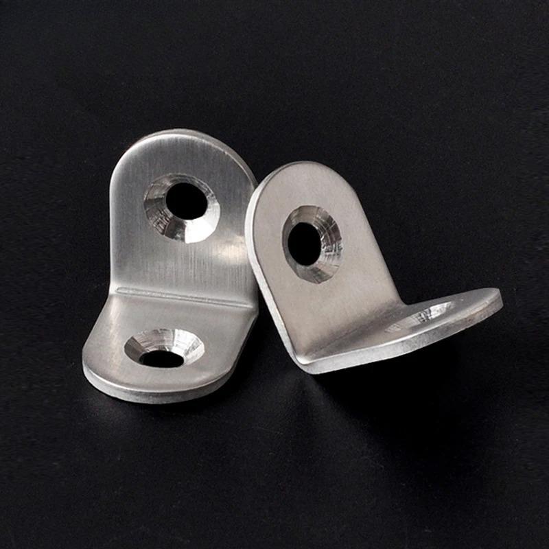Angle Stainless Steel Corner Brackets Glass Fasteners Protector Nine Size Corner Stand Supporting Furniture Hardware