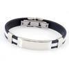 Bracelet en Silicone pour hommes, réglable, bijoux, cadeau d'anniversaire