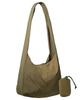 TAVARAT Nomaden-Sling zu einer kleinen faltbaren Öko-Umhängetasche für Herren [Größe schrumpft] Nebentasche, Tasche, Crossbody, Leichtgewicht, (khaki)