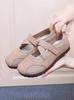 Mary Jane Women's 2025 Summer Mesh Velcro Flats - Versatile Casual Shoes for Moms