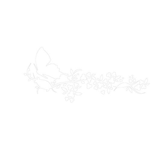 Flying Butterfly Flower Beautiful Car Door Window Sticker Decal Accessory Decor