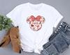 Disney Valentine Shirt, Minnie Ear Tshirt, Valentines Day Gift, Heart Shirt, Cute Lover Shirt,, Gift for Her, Heart Shirt, Valentine Gift