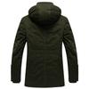 Men's Cotton-padded Coat Plus Velvet Thickened Mid-length Winter Cotton-padded Jacket Large Size Cotton-padded Jacket for Men