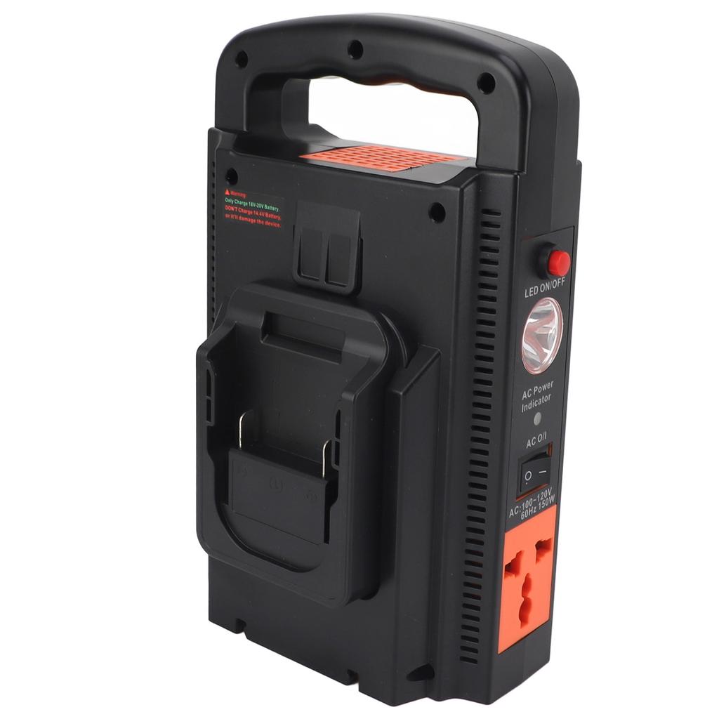 Portable Power Supply Inverter 150W  Input  Output Battery Inverter for 18V L1820 BL1830 BL1840