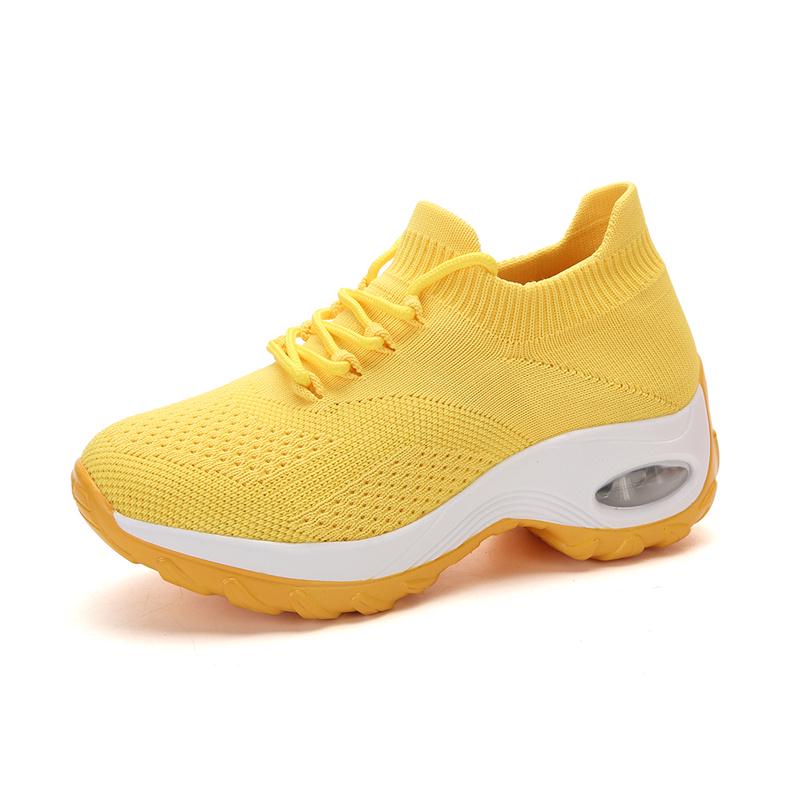 Women Sneakers Fashion Casual Shoes Sport Running Sneakers Women's Breathable Air Cushion Platform Shoes Ladies Lightweight Fitness Shoes