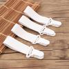 4 Pcs Fitted Suspenders Straps Bedding Holder Grippers Mattress Clip Elastic Belt Bed Sheets Buckle