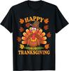 NEW LIMITED! Happy Thanksgiving Funny Turkey Family Dinner Tee - MADE IN USA
